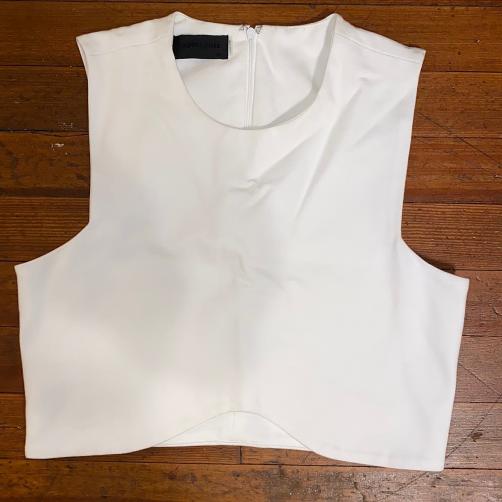 White Crop Top